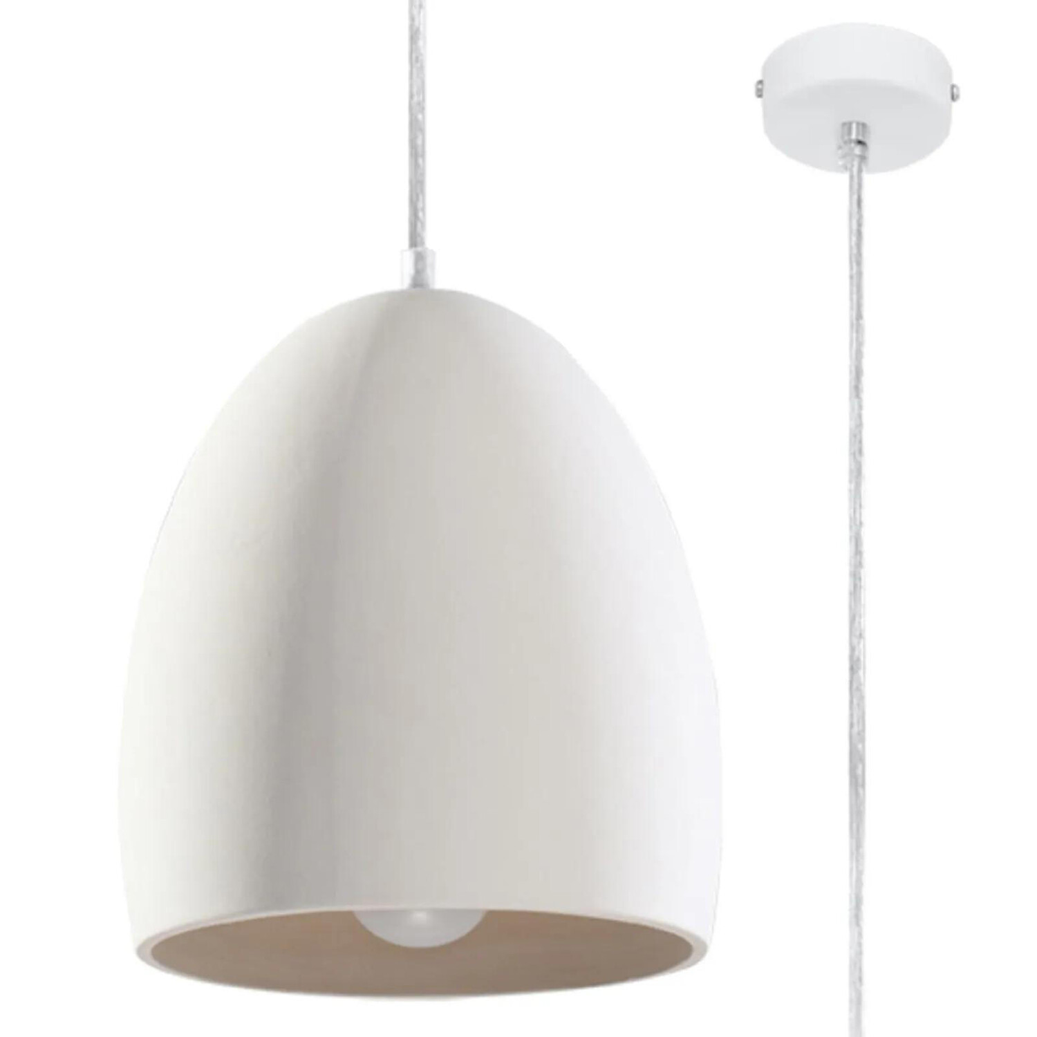 

Подвесная лампа famlights, 15x15x122 см, белый