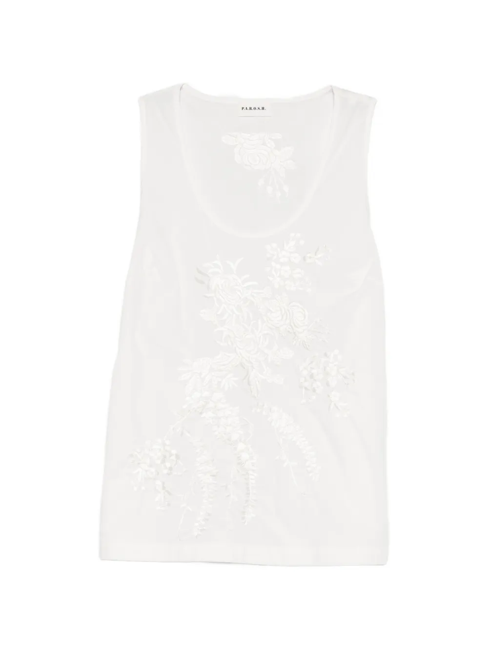 

Блузка с вышивкой "Ниндзя" P.A.R.O.S.H., белый