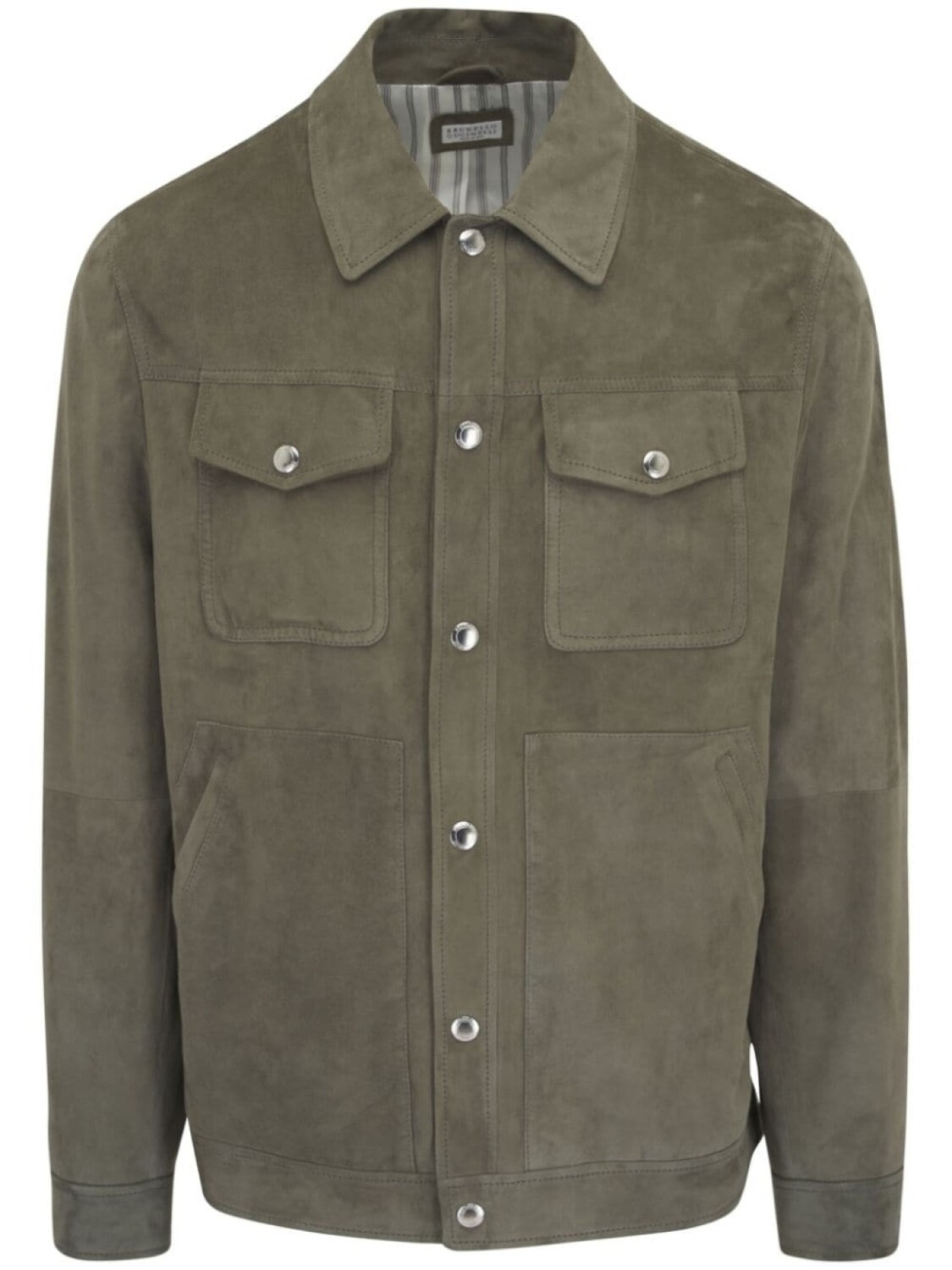 

Brunello Cucinelli куртка на кнопках, зеленый