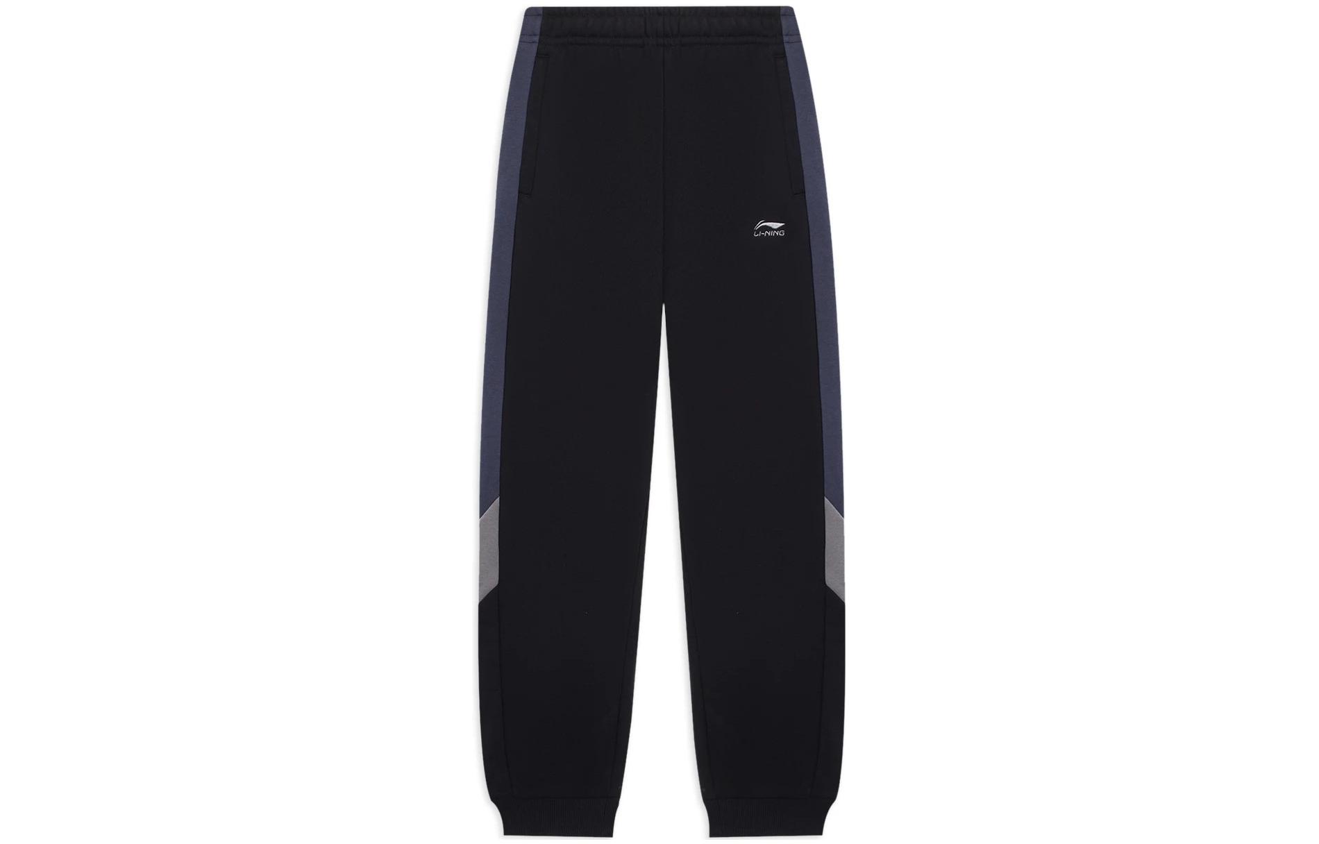 

LINING Спортивные брюки вязаные мужские черные Sports Life Collection