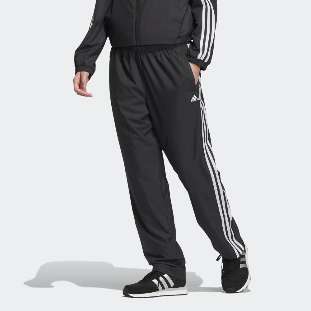 

Джерси Adidas 3-Stripes Loose Fit Windbreaker Pants, цвет Black/White