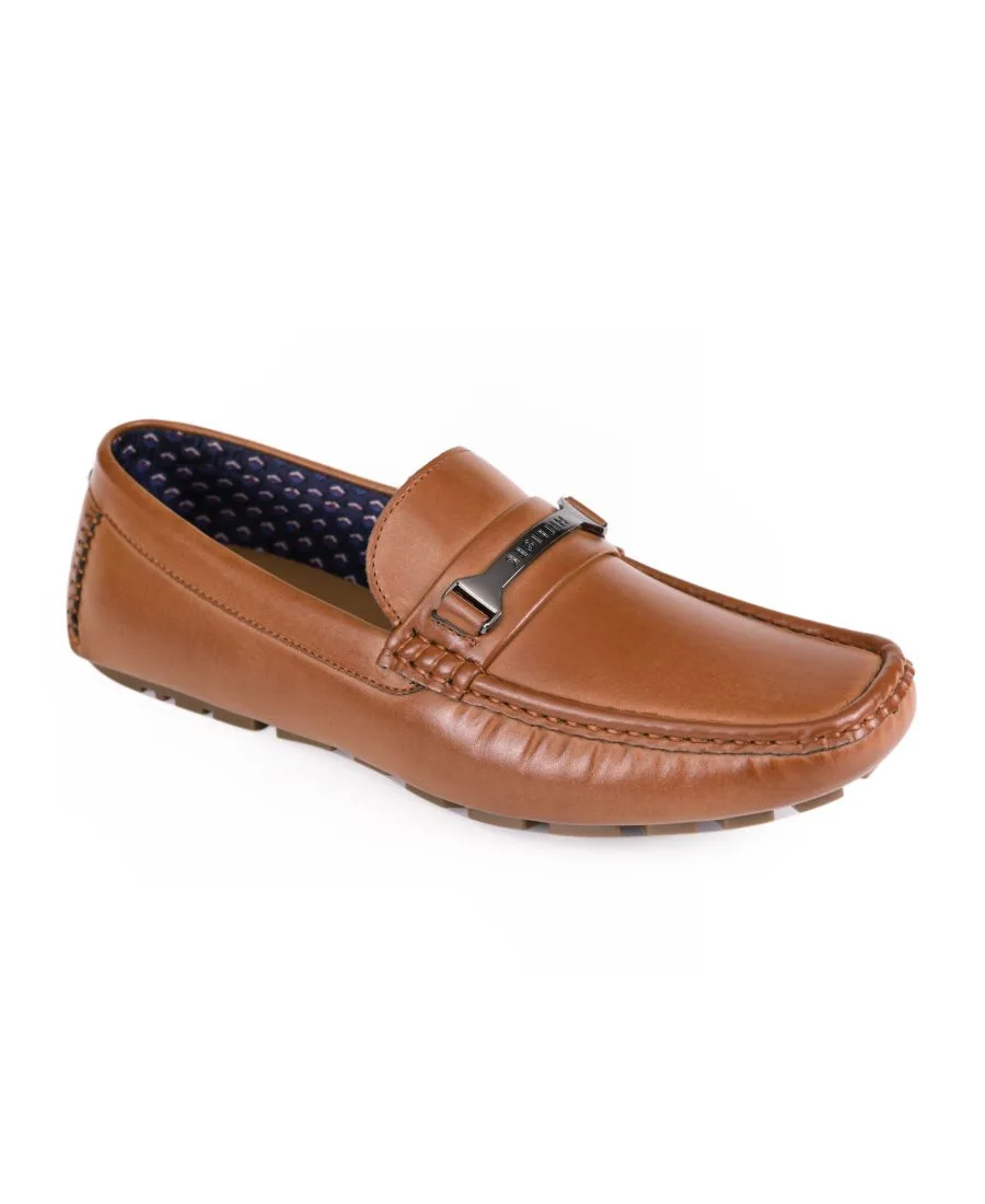 Мужские слипоны Axin Penny Drivers Tommy Hilfiger, medium коричневый burnished