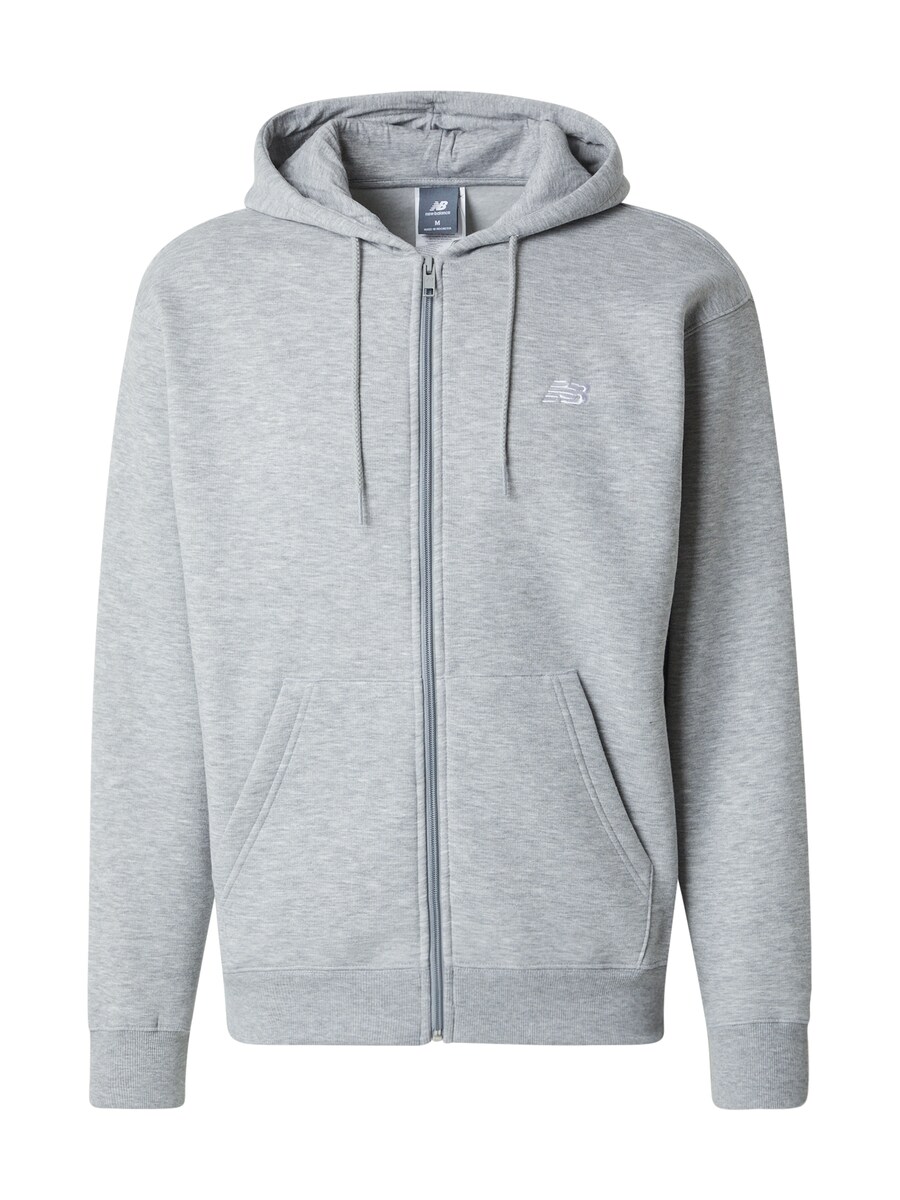 

Худи с капюшоном на молнии new balance Essentials, mottled grey