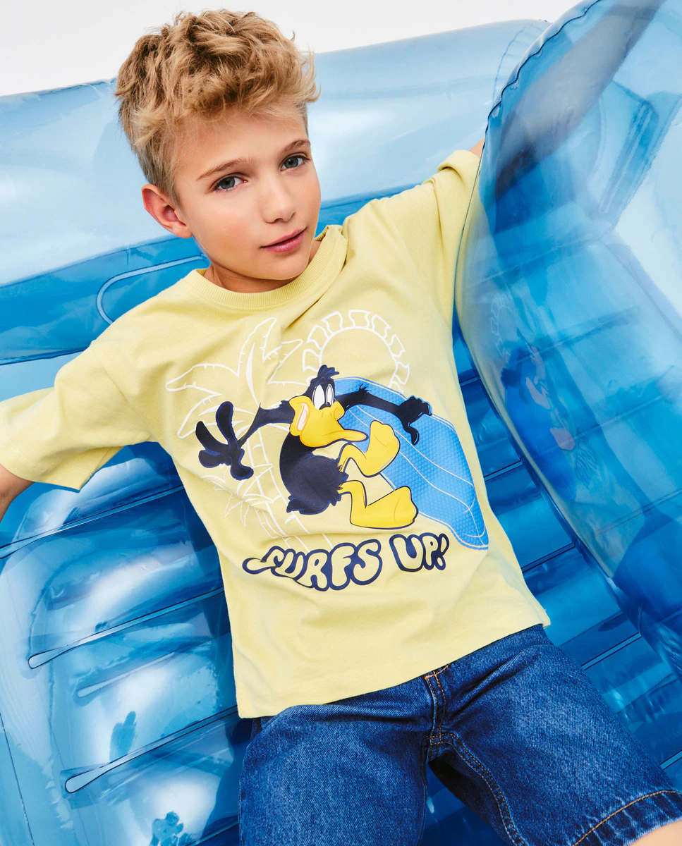 

Футболка Лукаса для мальчика Kids El Corte Inglés, жёлтый