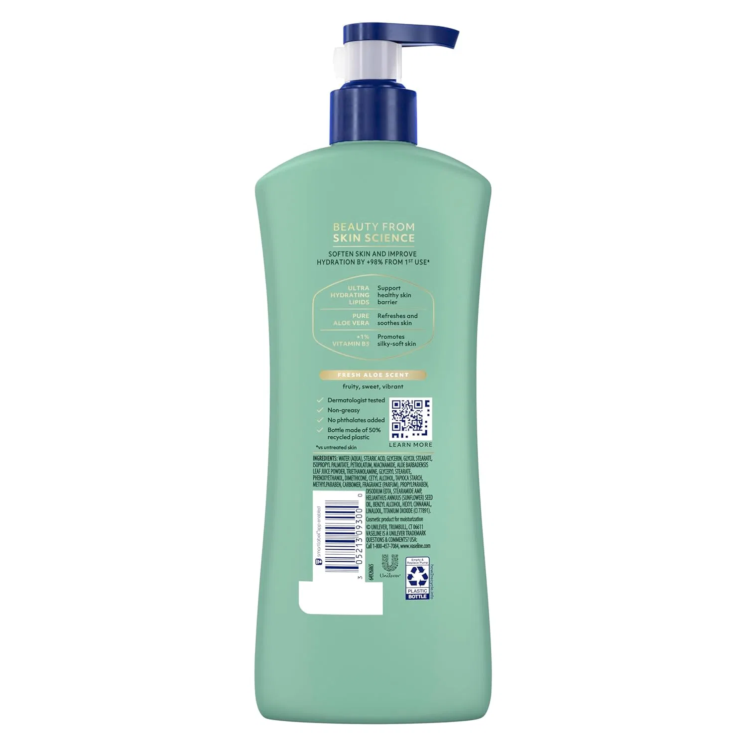 Лосьон для тела Vaseline Intensive Care Aloe Soothe Vaseline — фото 3