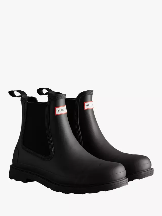 Водонепроницаемые ботинки Челси в стиле Коммандос Hunter, Black — фото 2
