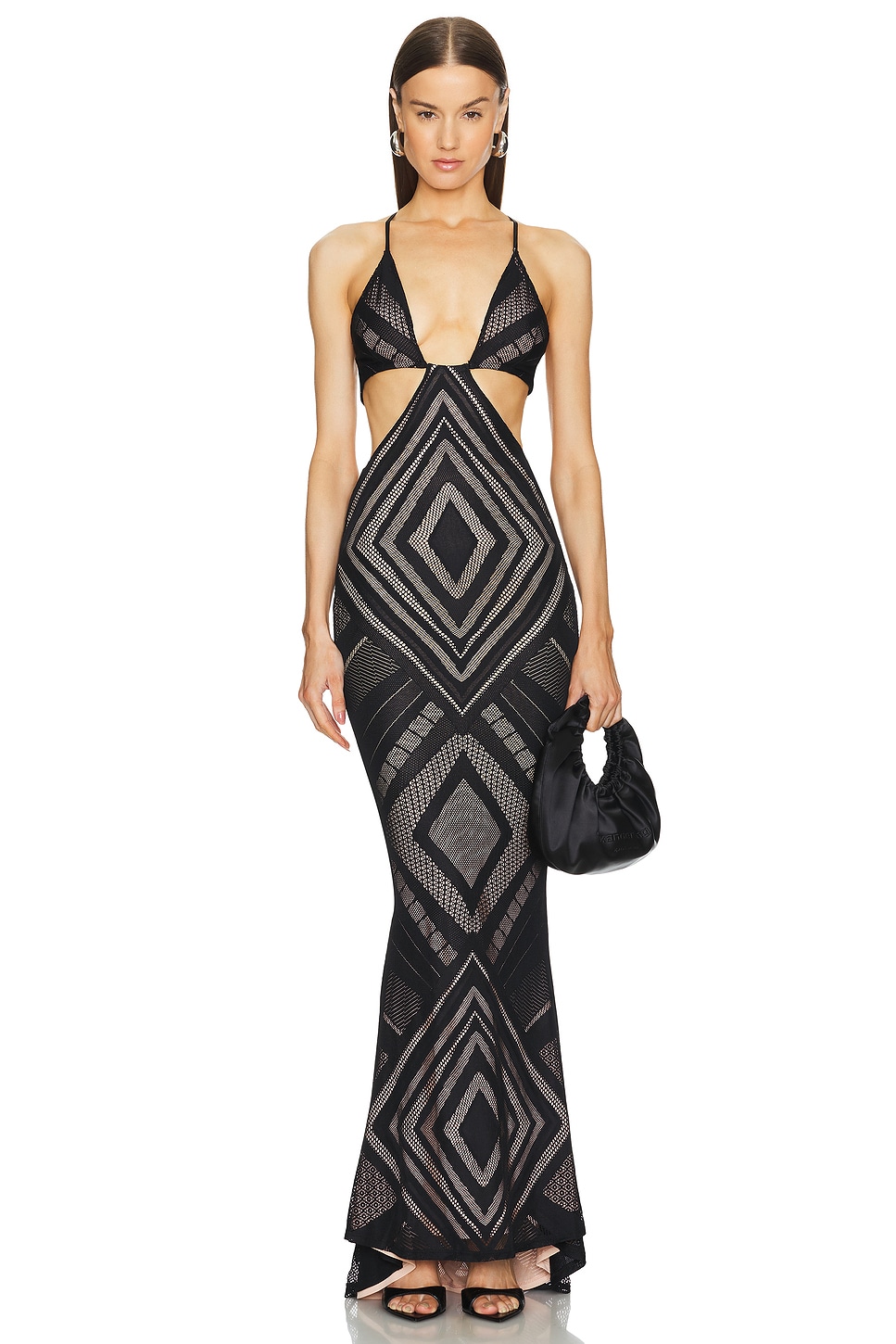 

Платье делайлы Michael Costello, черный