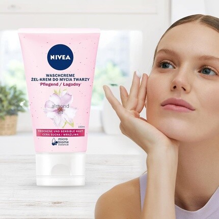 Гель для умывания Nivea — Гель- очищающий для лица для сухой и чувствительной кожи, 150 мл — фото 2