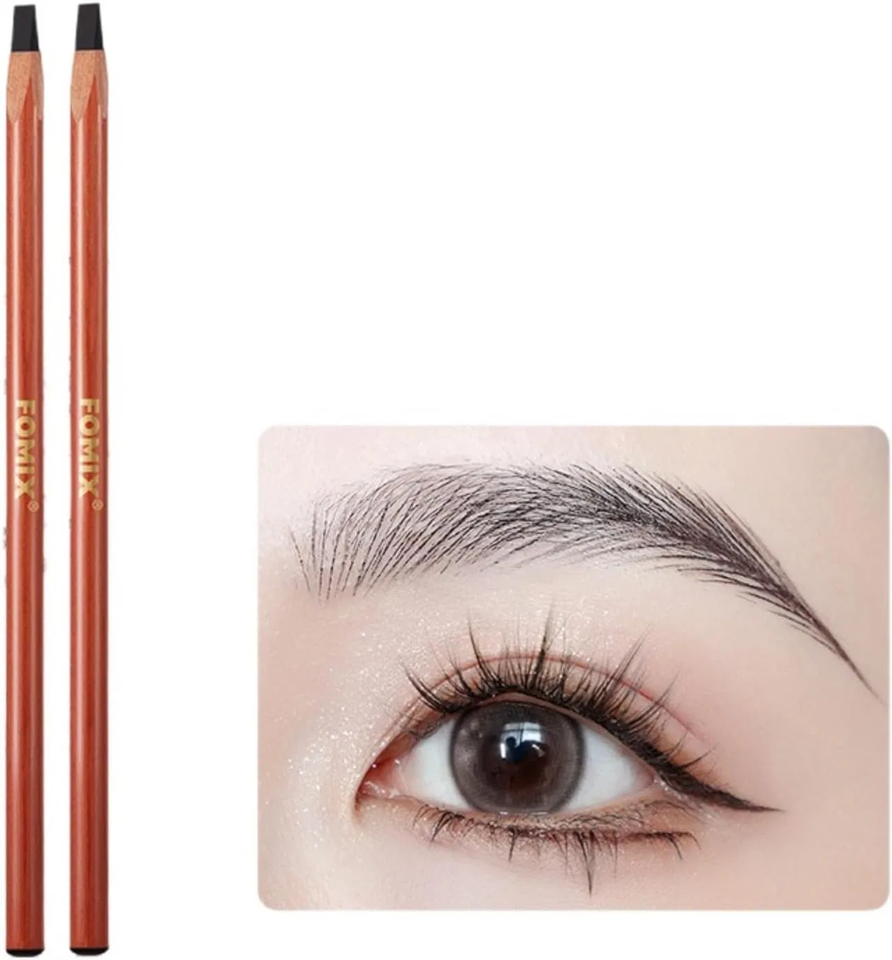 Карандаш для бровей Hidrrdc Wild Eyebrow Brow, 2 шт, черный