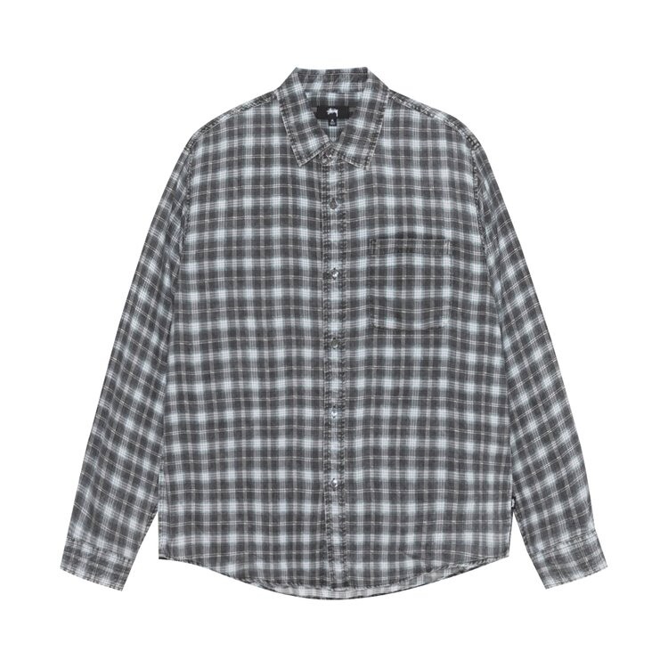 

Рубашка Stussy Matthew Printed Plaid Shirt, синий