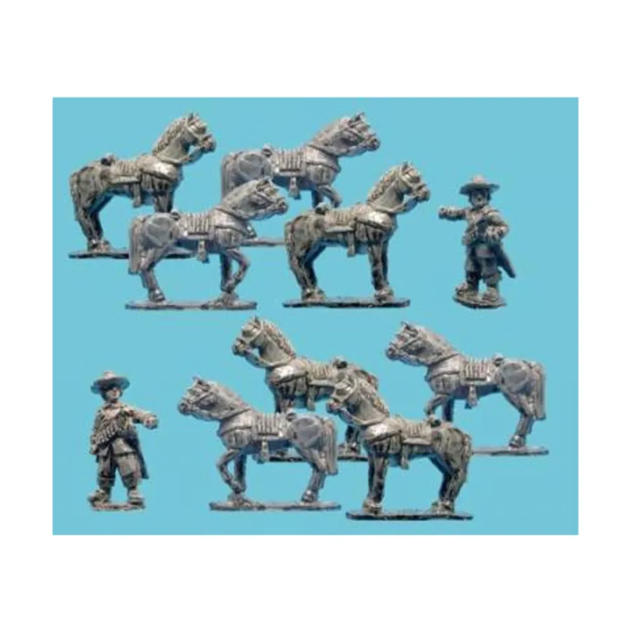 

Драгунские лошади и конюшни, Historical Miniatures - English Civil War (15mm)