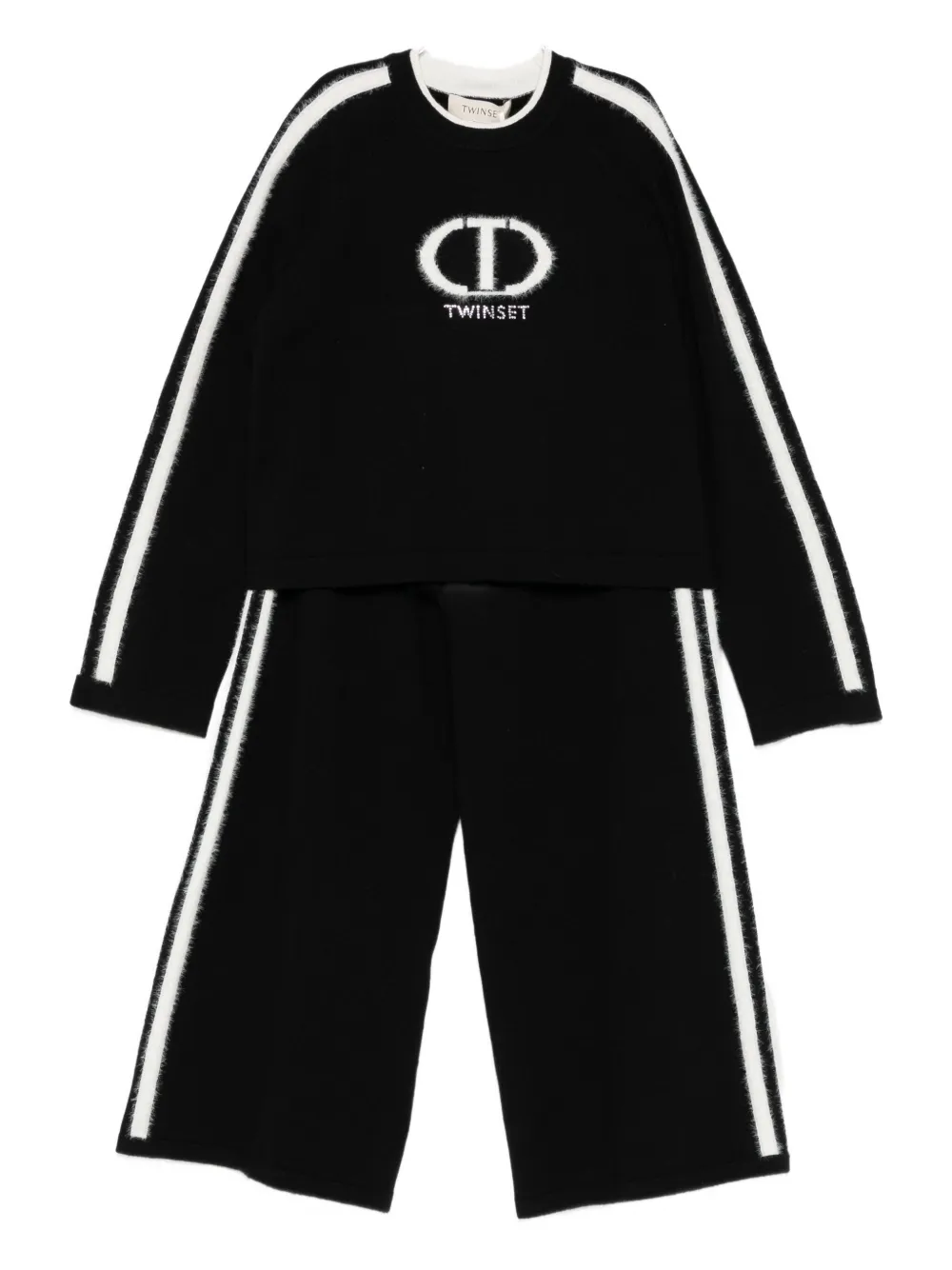 

Спортивный костюм с логотипом Twinset Kids, черный