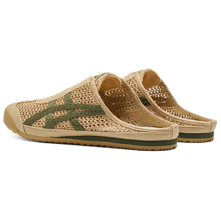 Onitsuka Tiger Асикс Мексика 66 Сабот Бежевый Зеленый Коричневый Зеленый, цвет Brown Green — фото 4