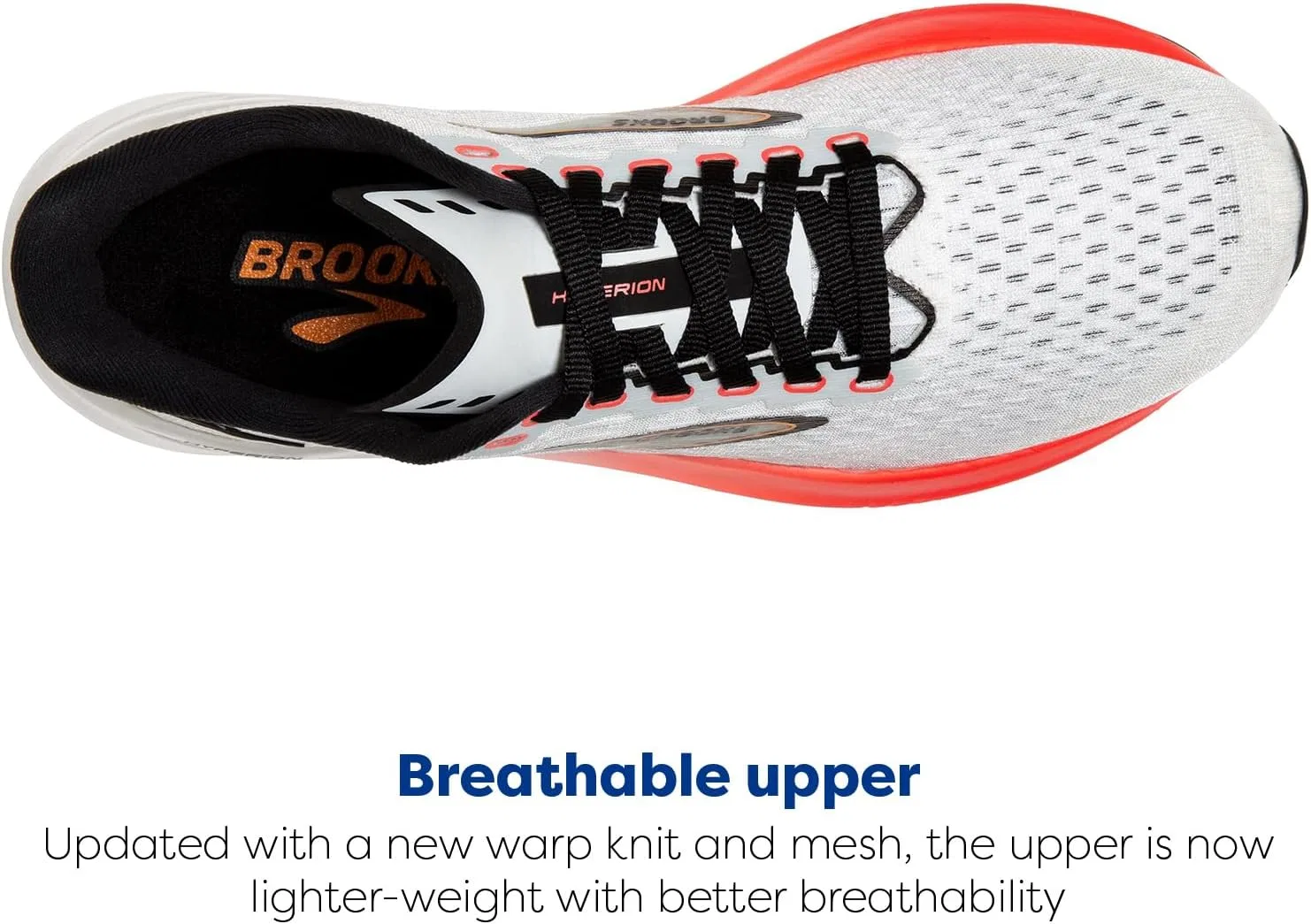Мужские кроссовки Brooks Hyperion, синий/оранжевый — фото 4