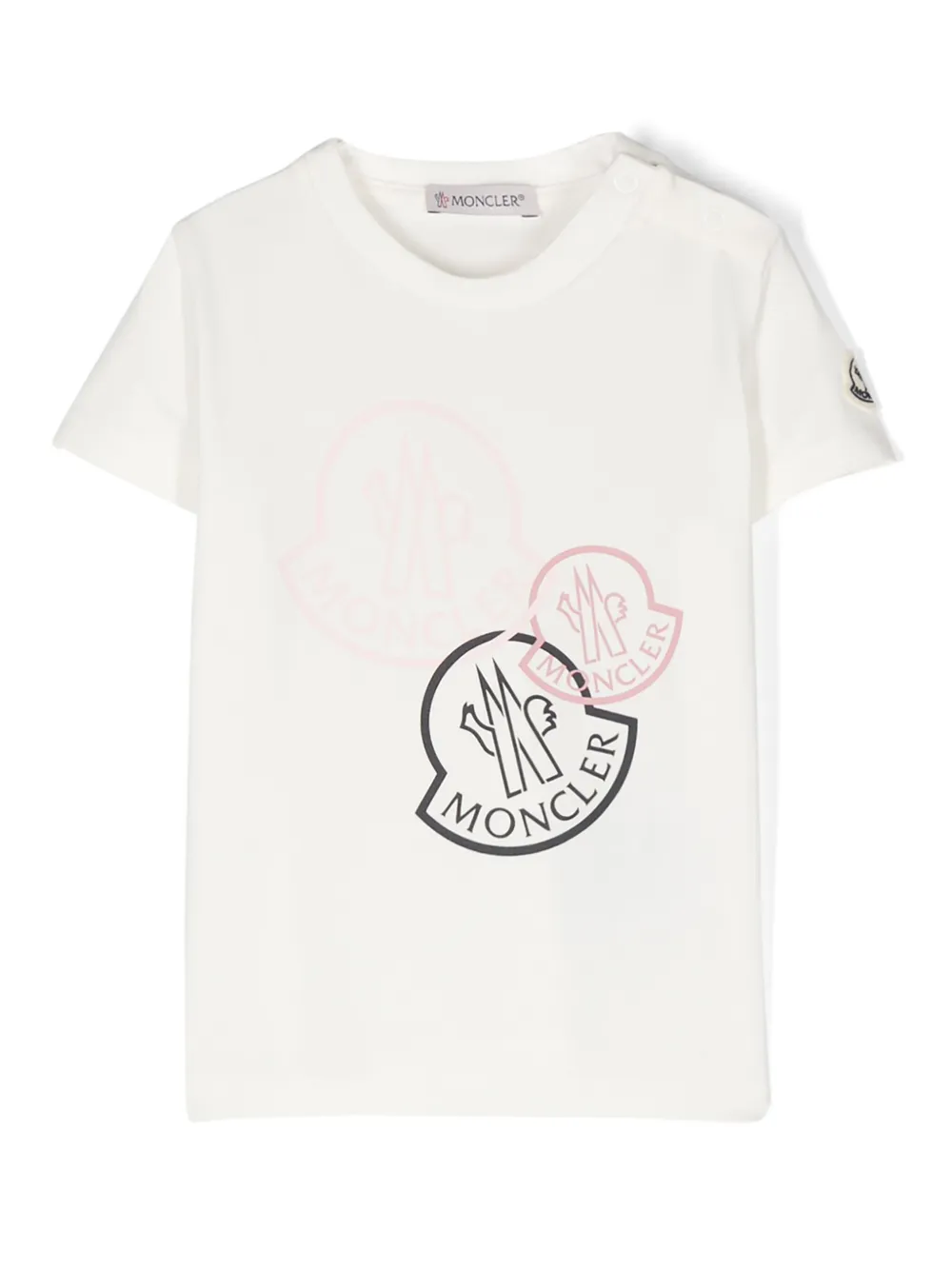 

Футболка с логотипом Moncler Enfant, нейтральный