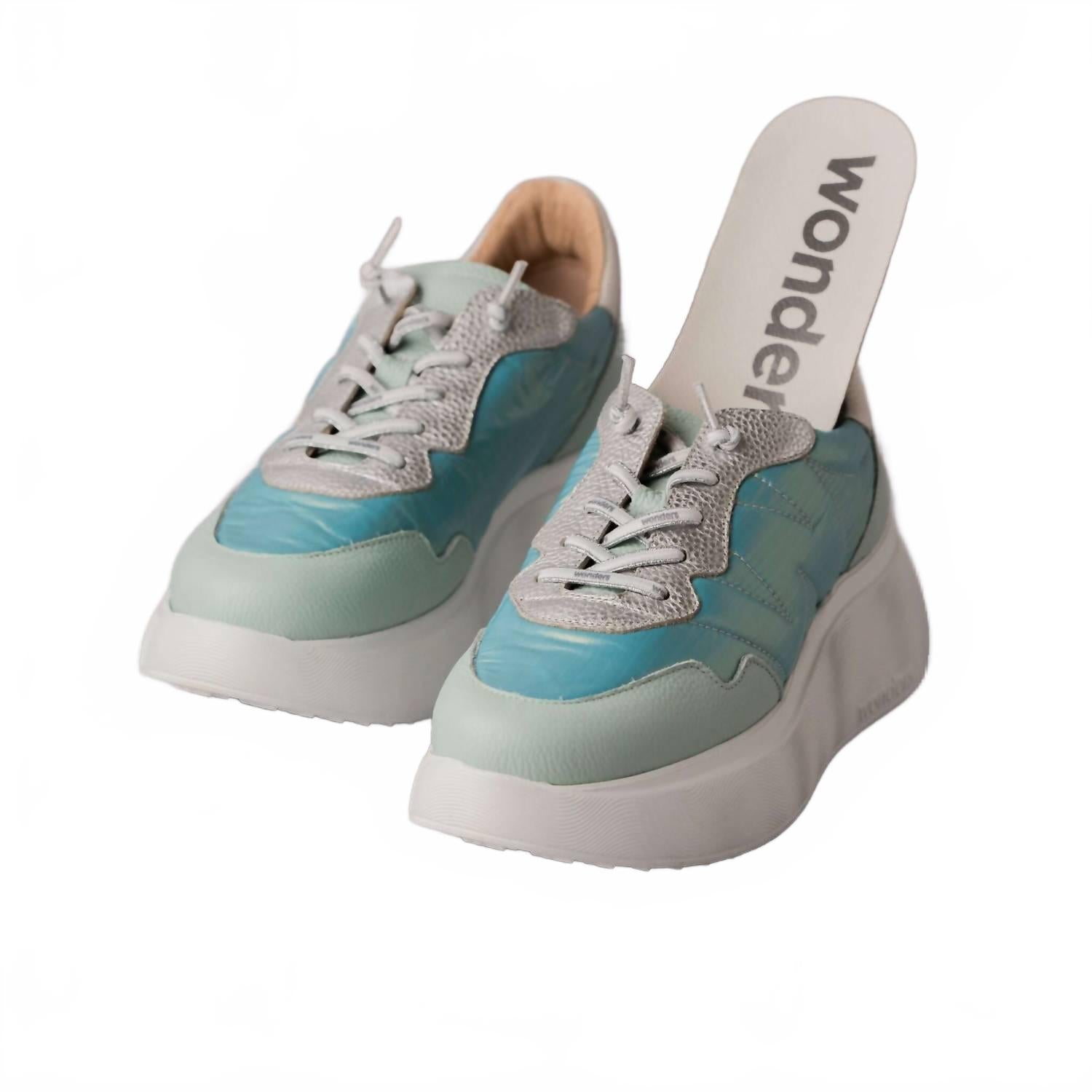 Кроссовки в спортивном стиле Slip-On в цвете Wild Aqua/Nessa Ciel Wonders, Wild Aqua/Nessa Ciel — фото 4