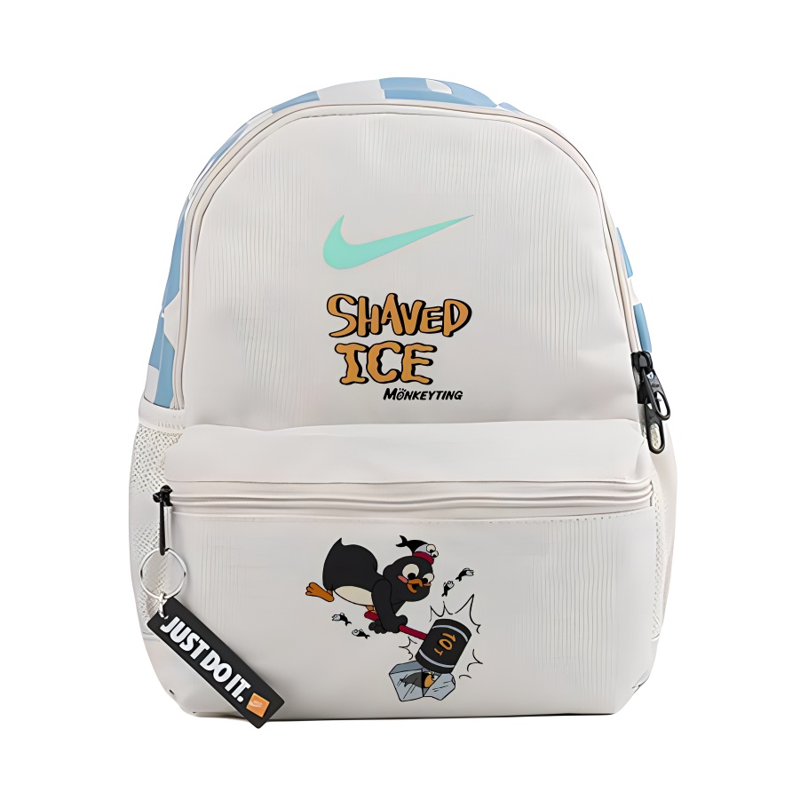 

Nike Тканевый рюкзак женский серо-белый, Shaved Ice