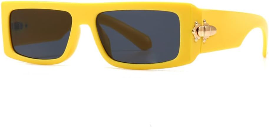 

Винтажные прямоугольные солнцезащитные очки для женщин и мужчин, маленькая оправа, плоская верхняя часть, градиентные солнцезащитные очки для женщин, защита от УФ-излучения UV400 LANGSER, 10