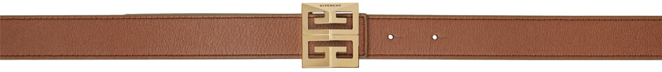 

Двусторонний ремень 4G цвета коричнево-хаки Givenchy