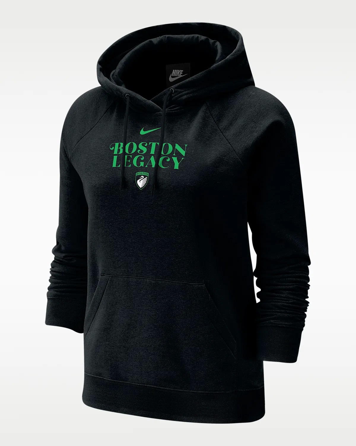 Женская оверсайз худи Nike Boston Legacy Phoenix Fleece, Black