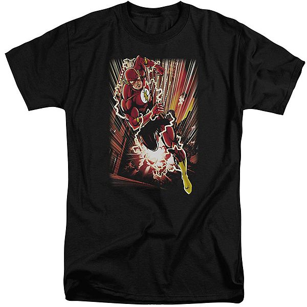 

Футболка Justice League of America Street Speed с коротким рукавом, взрослая, удлиненная Licensed Character