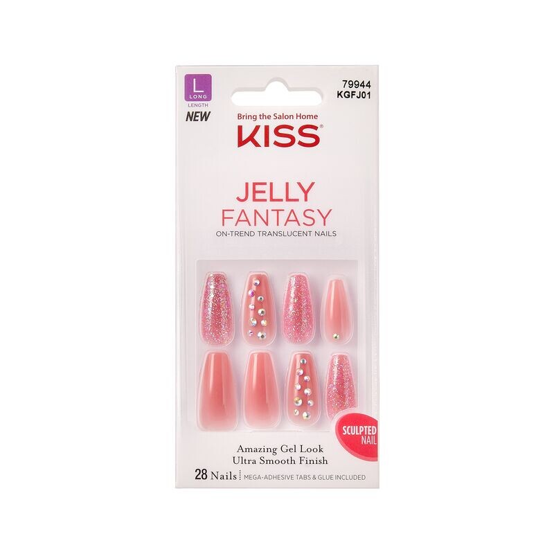 

Jelly Fantasy Nails - эффект геля KISS, 28 шт.