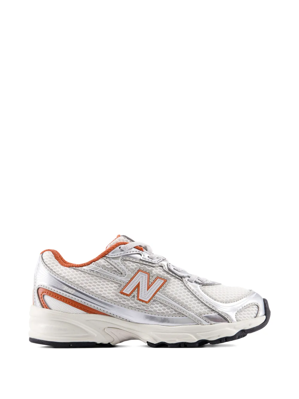 Кроссовки 740 из сетчатого материала с панелями и шнуровкой New Balance Kids, белый — фото 2