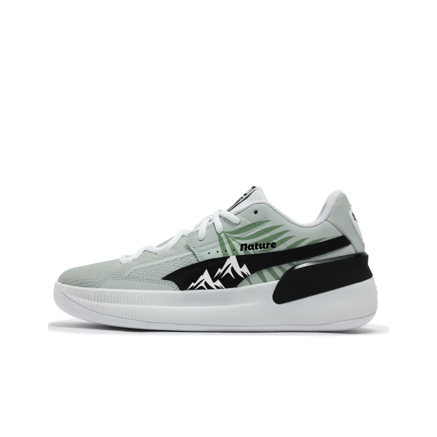 

Кроссовки Clyde Hardwood Team Abrasion Resistant низкие баскетбольные unisex PUMA, светло-зеленый