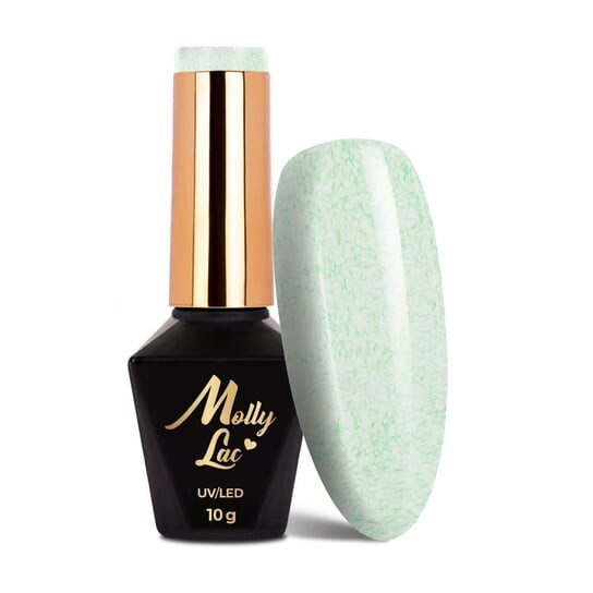 

Гибридный лак для ногтей, Хлопковый свитер, мятный 10 г № 710 MollyLac
