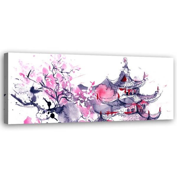 

Картина арт-принт KUNSTLOFT Whispers of Sakura, светло-розовый