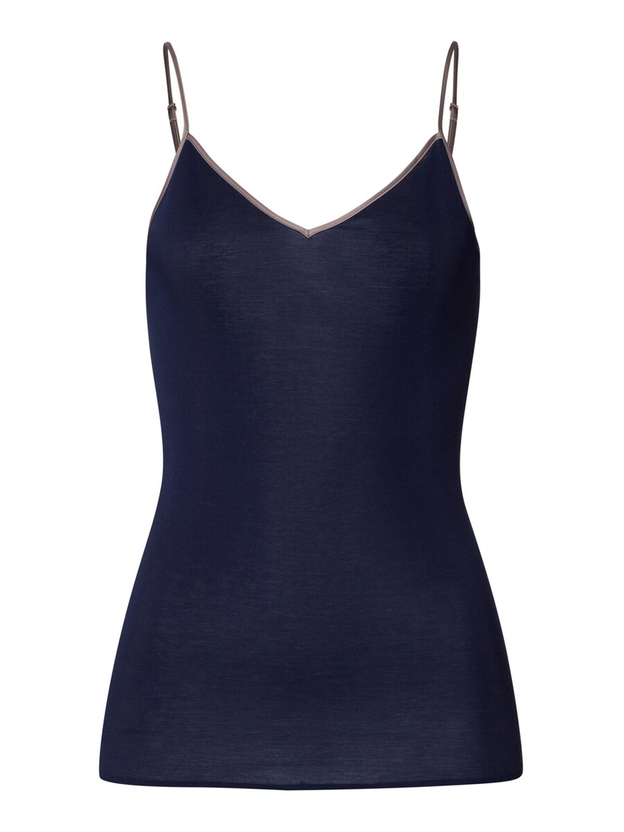 

Топ Hanro Cotton Seamless, темно-синий