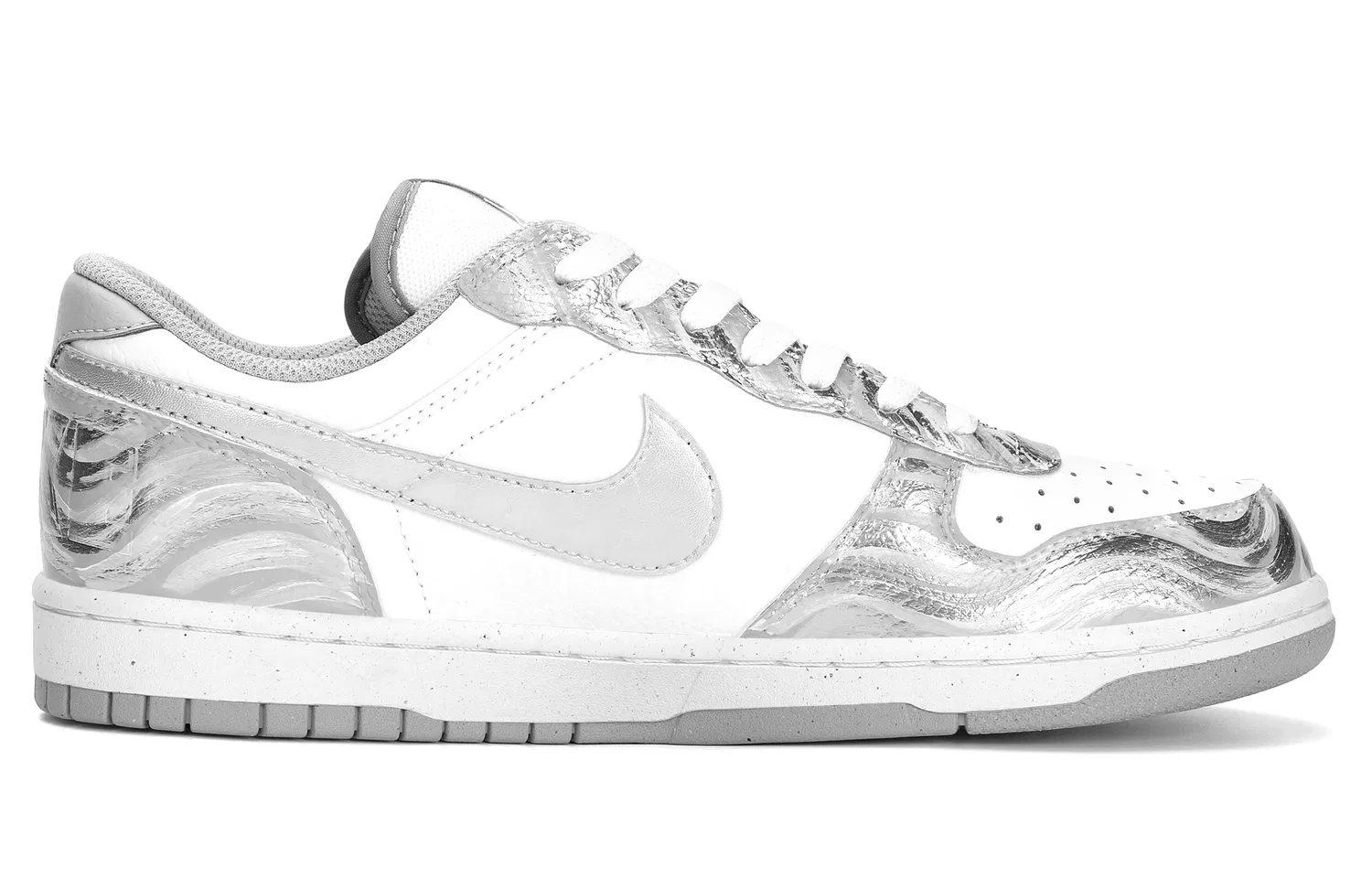 Кеды низкие Nike Silver Gray — фото 3