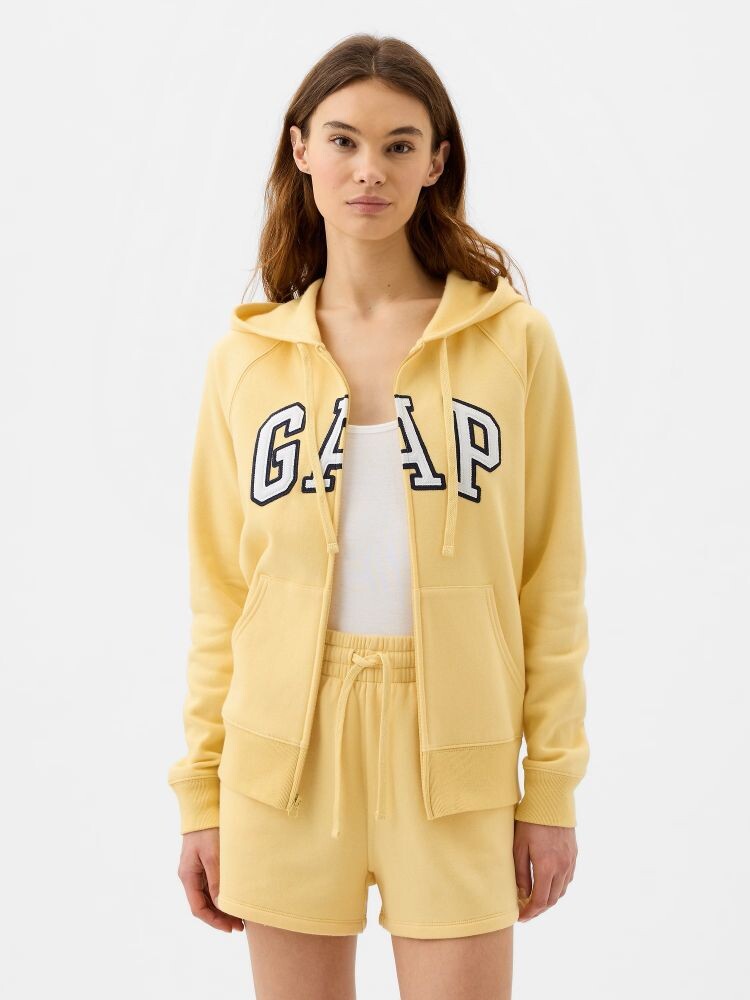 

Толстовка с логотипом и флисом Gap, желтый