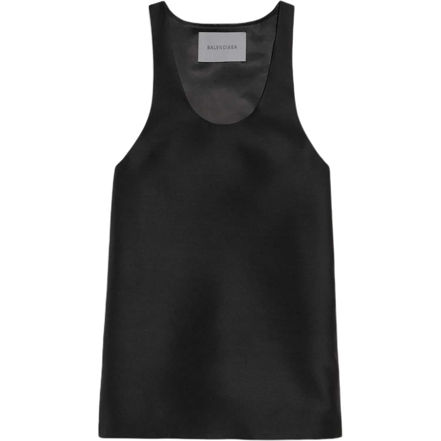 Платье с коротким рукавом черное Balenciaga