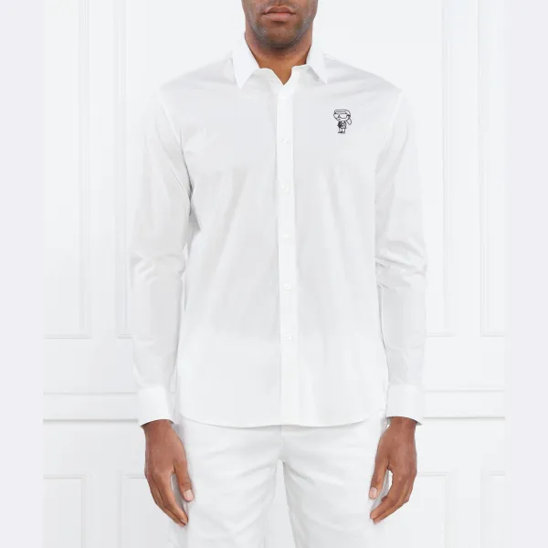 

Рубашка стандартного кроя Karl Lagerfeld, белый