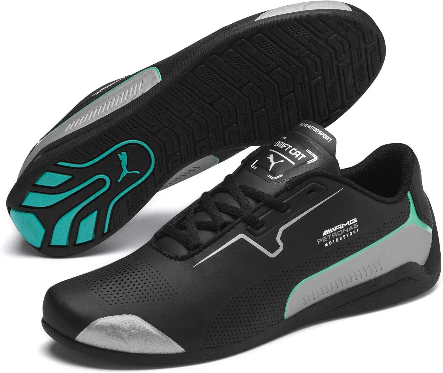 Кроссовки PUMA Mercedes Drift Cat 8 для бега, Plata — фото 2