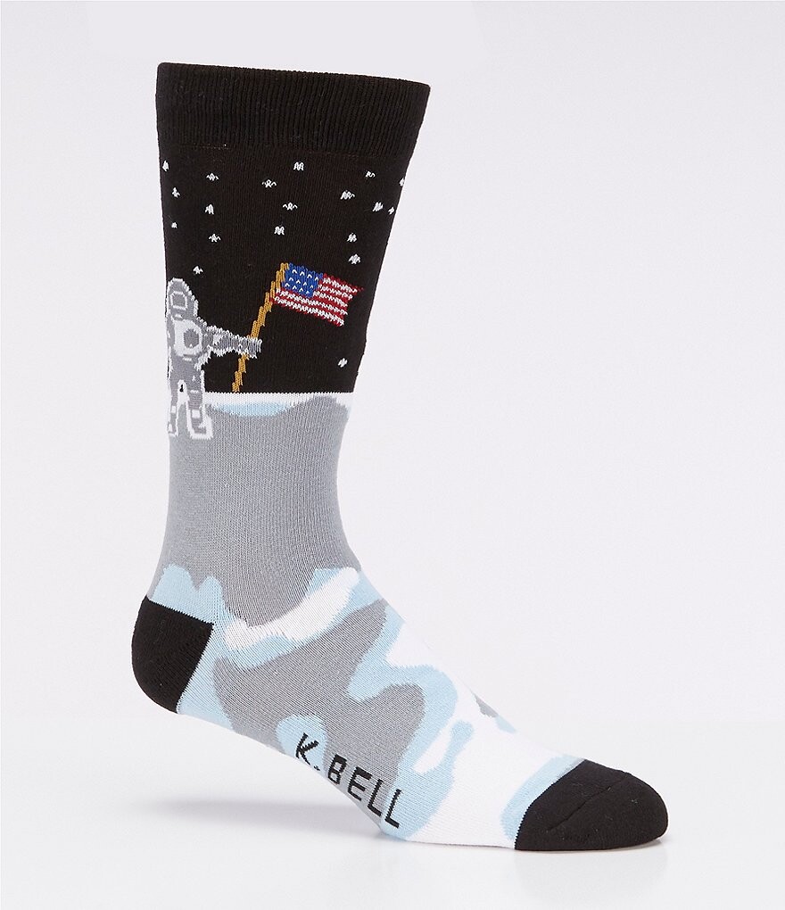 

Новинка K. Bell — носки Man On The Moon Crew, черный