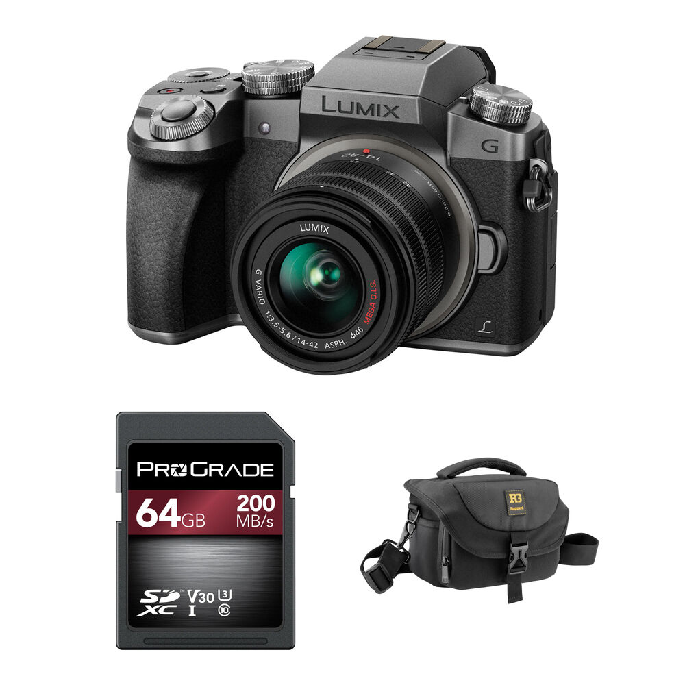 

Беззеркальная камера Panasonic Lumix G7 Mirrorless Camera with 14-42mm Lens and