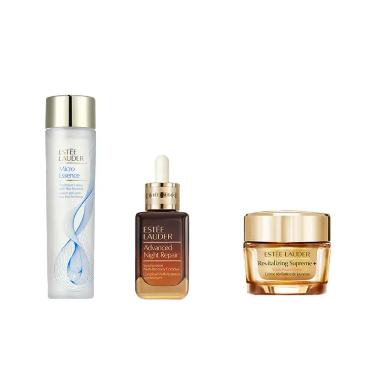 

ESTEE LAUDER Набор из трех водяных сывороток, Original Serum и крем для лица Little Brown Bottle Smart Essence