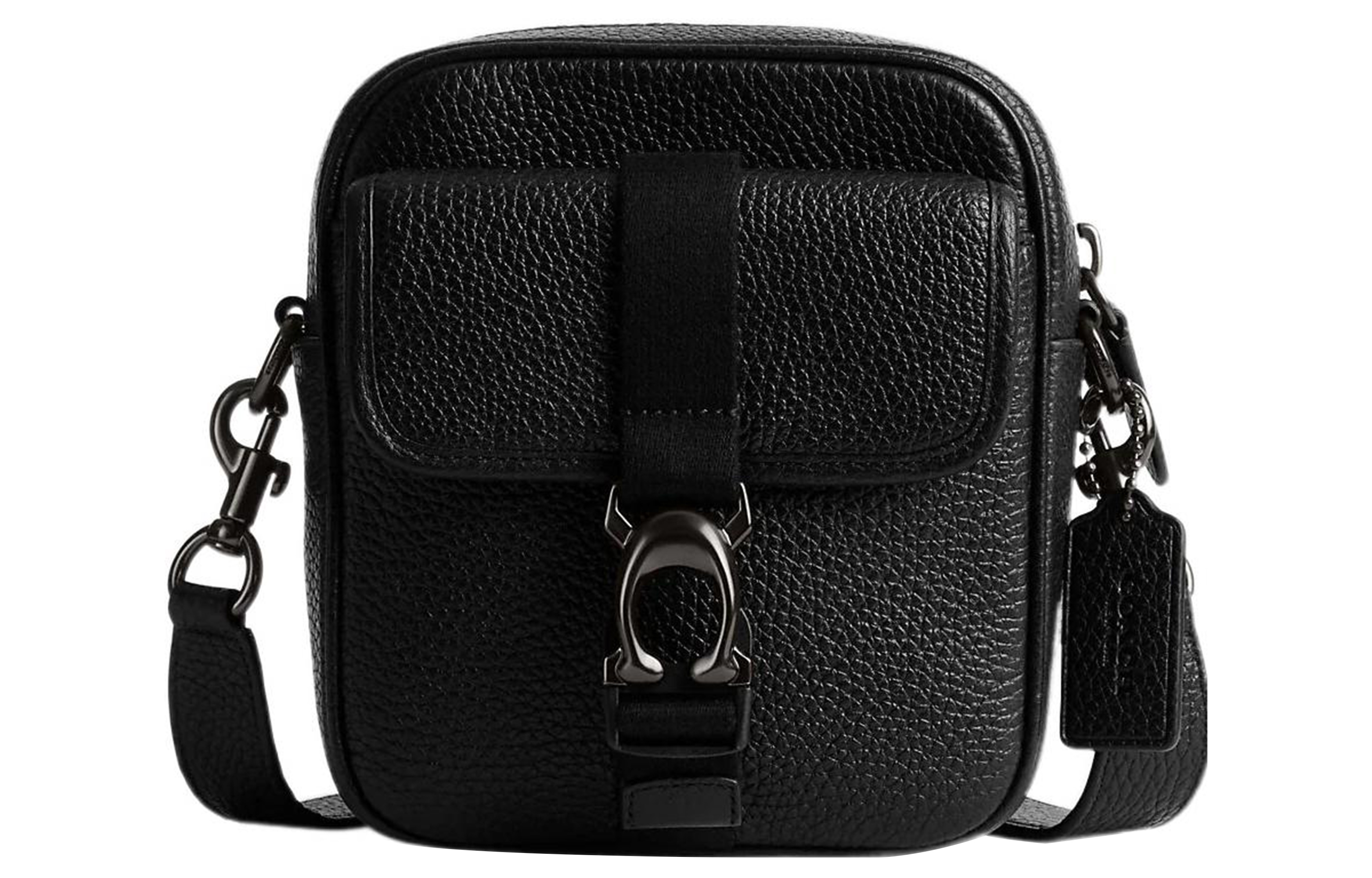 

COACH Кожаный фотоаппарат кроссбоди мини мужской черный