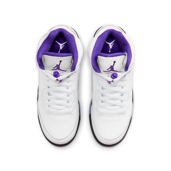 Кроссовки 5 ретро Air Jordan, белый — фото 4