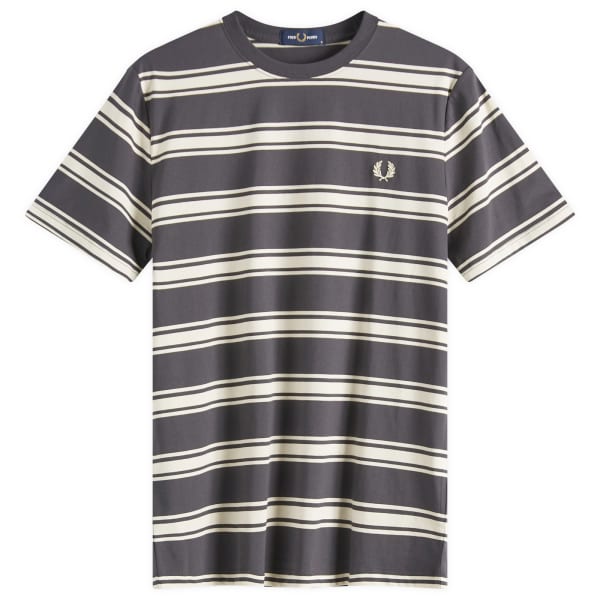 

Футболка в тонкую полоску Fred Perry, серый