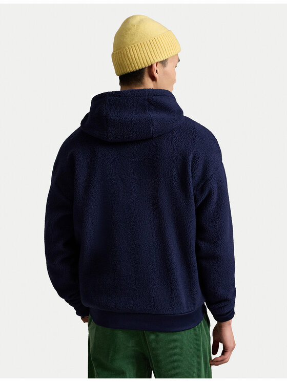 Флисовая куртка relaxed fit 710981779001 Polo Ralph Lauren, синий — фото 3