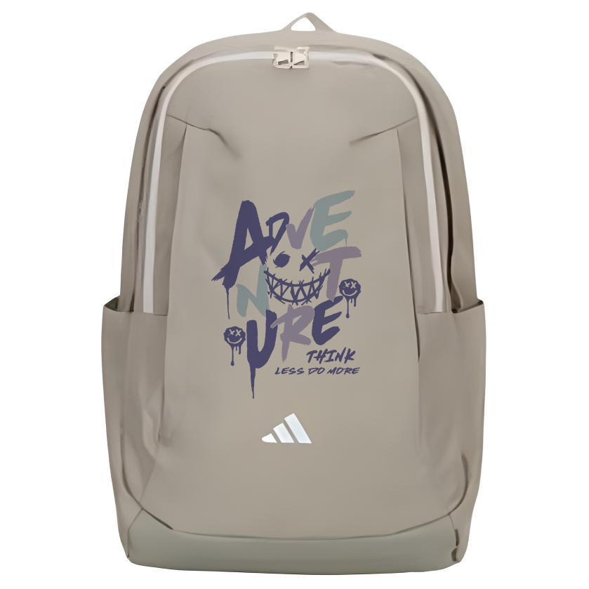 

Adidas Средний унисекс серый рюкзак из ткани, Evil Smiley Face