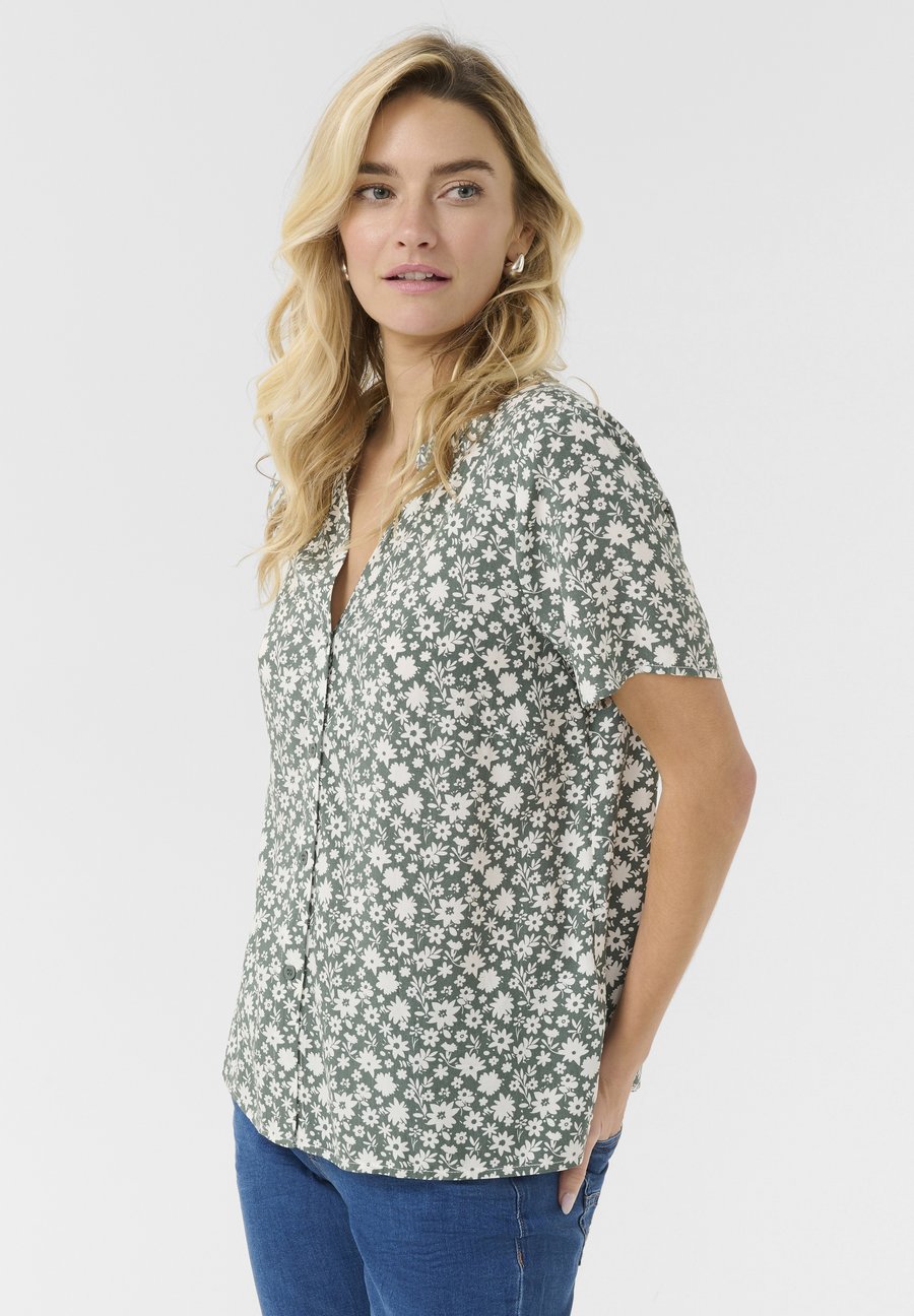 

Блуза Love Copenhagen LUDA BUTTON SHORT SLEEVE, Laurel Wreath Flowers/Green