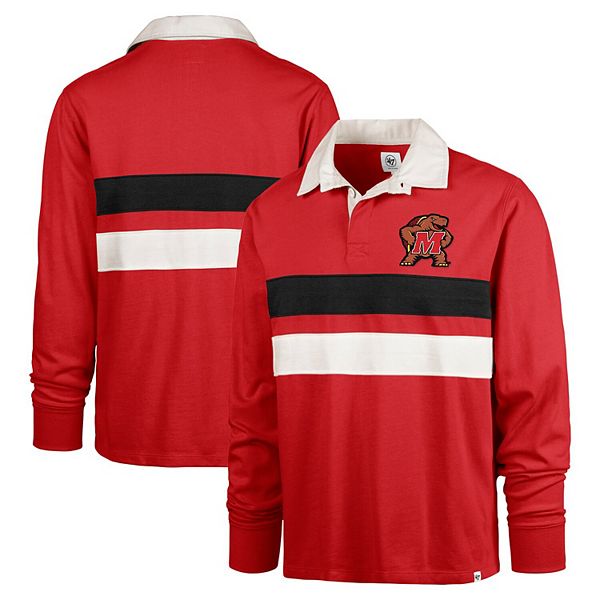 

Мужская длинная регби-поло '47 red maryland terrapins clubhouse knox thames 47 Brand