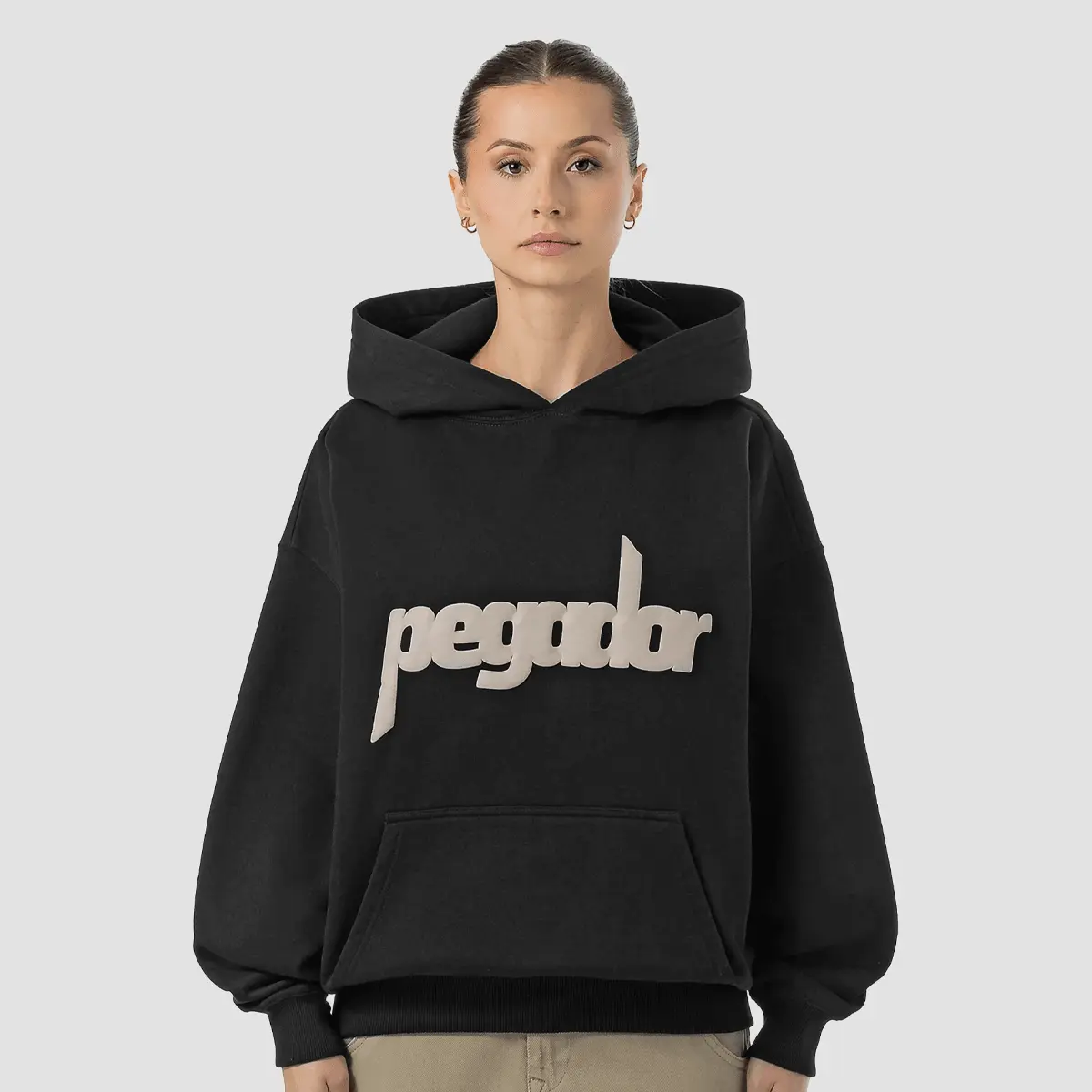 

Худи Pegador Bonnie Oversized, черный/бежевый