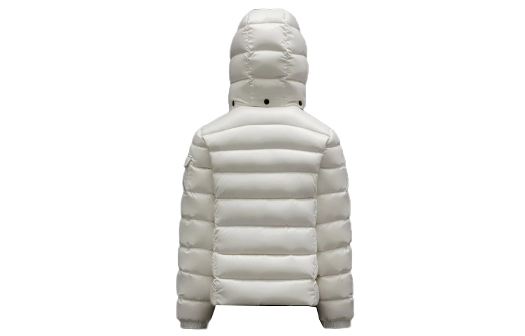 Детская пуховая куртка Moncler, белая — фото 3