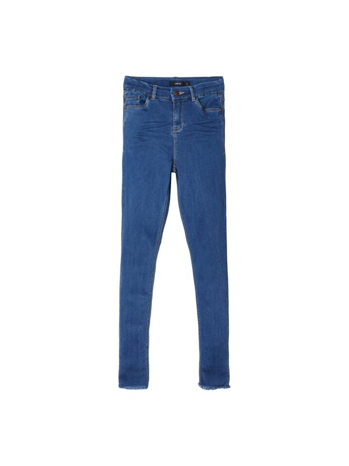 Джинсы name it High Waist Skinny Fit Mädchen, синий — фото 2