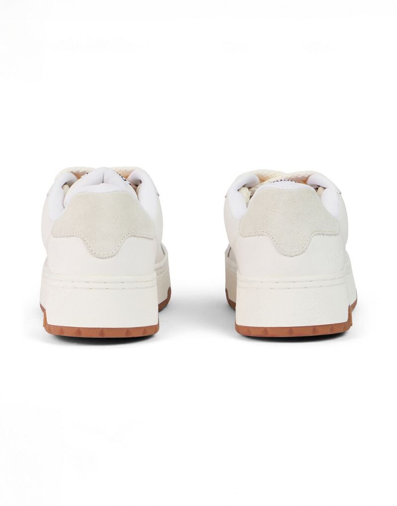 Белые кожаные кроссовки Kickers 70 Lo — фото 2